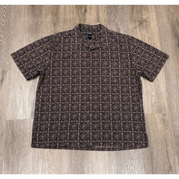 Vintage Ralph Lauren Polo Jeans Co Shirt Men Medium Geometric Aztec Southwestern - Picture 1 of 8